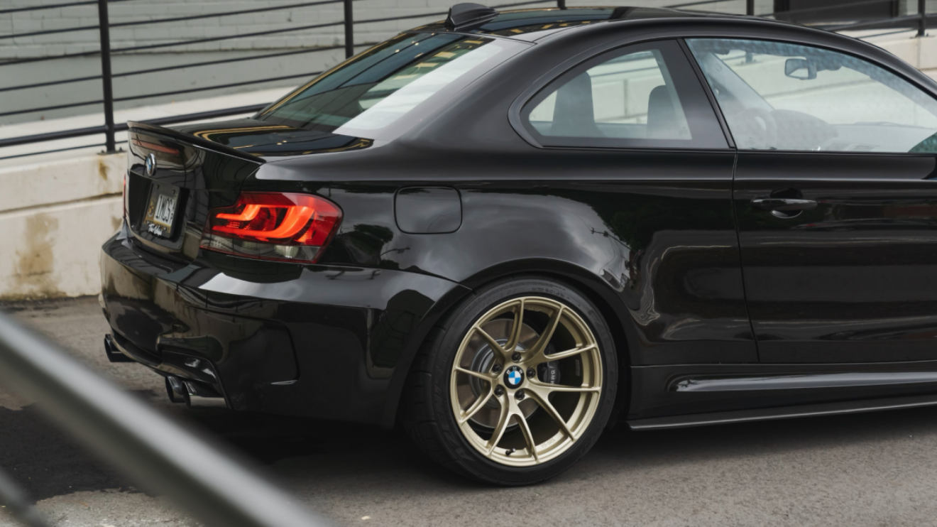 1M Designed E82 Rear Fender Flares KCE Test and Tune LLC