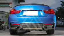 Load image into Gallery viewer, F32 F36 CARBON FIBER M PERFORMANCE REAR DUAL DIFFUSER