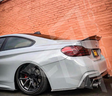 Load image into Gallery viewer, F32 F33 F36 CARBON FIBER AGGRESSIVE HIGH KICK TRUNK LIP AA CO