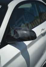 Load image into Gallery viewer, F80 M3 F82 M4 F87 M2C DRY CARBON FIBER REPLACEMENT SIDE VIEW MIRROR CAPS AA CO