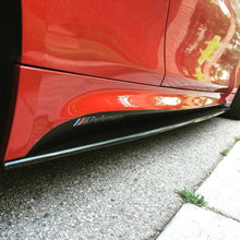 Load image into Gallery viewer, FORCEWERKZ BMW F80 / F82 CARBON FIBER SIDE SKIRT EXTENSION SPLITTERS
