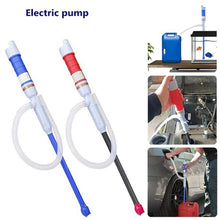 Load image into Gallery viewer, Electric Oil Pump Siphon Liquid Transfer Pump Handheld Pump Battery Operated Water Gas Tools Petrol Fuel Portable Car Siphon