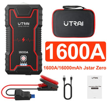 Load image into Gallery viewer, UTRAI Car Jump Starter Power Bank 16000/22000mAh 12V Starting Device Portable Emergency Car Booster Auto Car Battery Charger Gas