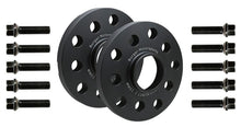 Load image into Gallery viewer, VAG Wheel Spacer Kit w/10 Black Extended Wheel Bolts (Pair, 2 Wheels)