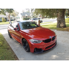 Load image into Gallery viewer, BMW F80 F83 F82 M3 M4 F3X M SPORT CARBON FIBER SIDE SKIRT EXTENSIONS
