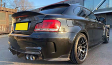 Load image into Gallery viewer, E82 1M Carbon Fiber Rear Bumper Splitters
