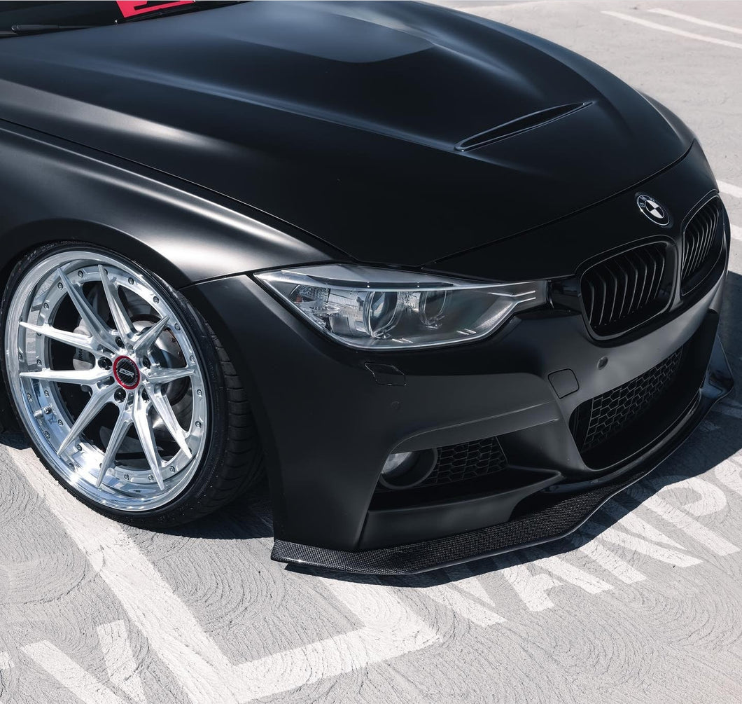 BMW F30 M SPORT AP7 CARBON FIBER FRONT LIP KCE Test and Tune LLC