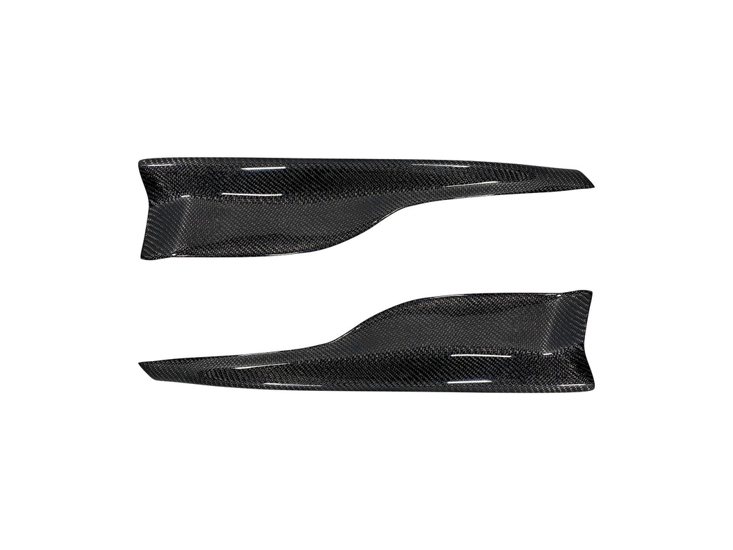 E82 1M Carbon Fiber Rear Bumper Splitters