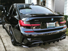 Load image into Gallery viewer, Black (Gloss or Matte) Rear Diffuser For BMW 3 Series G20 M Sport M340i
